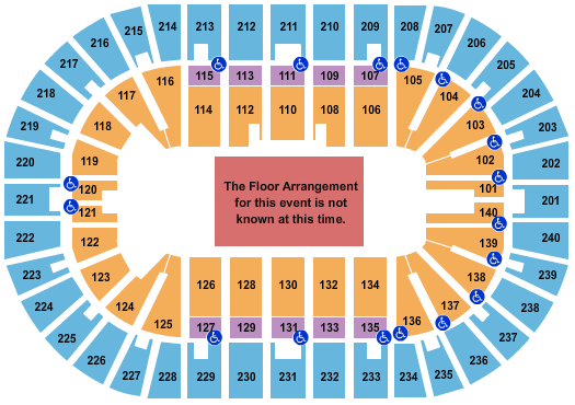 Heritage Bank Center WWE Seating Chart